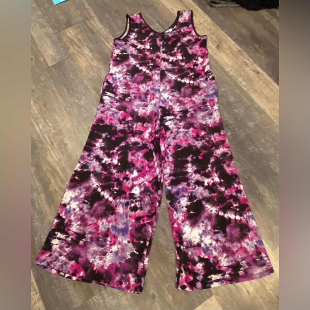 Vibrant Tie-Dye Jumpsuit - Picture 2 of 2